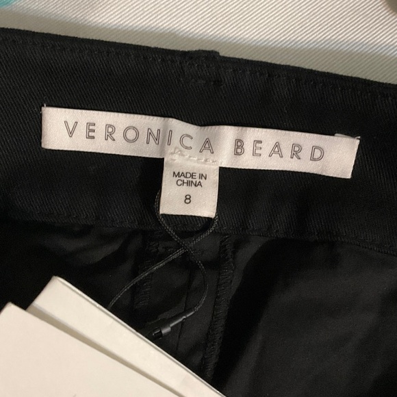 Veronica Beard Leta gaucho Women's Black Wide-Leg Pants - Picture 12 of 16